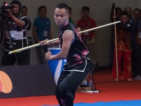 VĐV Quốc Khánh tuột mất HCV môn wushu