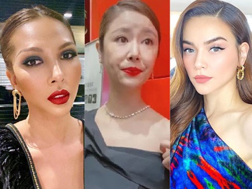 Lâm Tâm Như lộ da mặt lão hóa trong hình chưa photoshop - Mai Ngô mặt mộc nhiều khuyết điểm