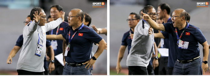 Hình ảnh vừa buồn cười, vừa thương khi bác sĩ của U22 Việt Nam hối hả tiếp nước cho cầu thủ ở trận thắng Indonesia-8