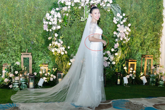 Vừa cưới chồng chưa đầy 1 ngày, Á hậu Hoàng Oanh đã lộ dấu hiệu cho thấy đang mang thai?-2