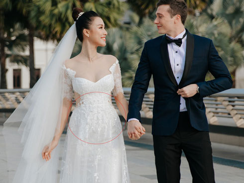 Á hậu Hoàng Oanh lần đầu chia sẻ cảm xúc sau hôn lễ trong mơ cùng ông xã người Mỹ điển trai, nhớ nhất câu nói này từ mẹ chồng-5