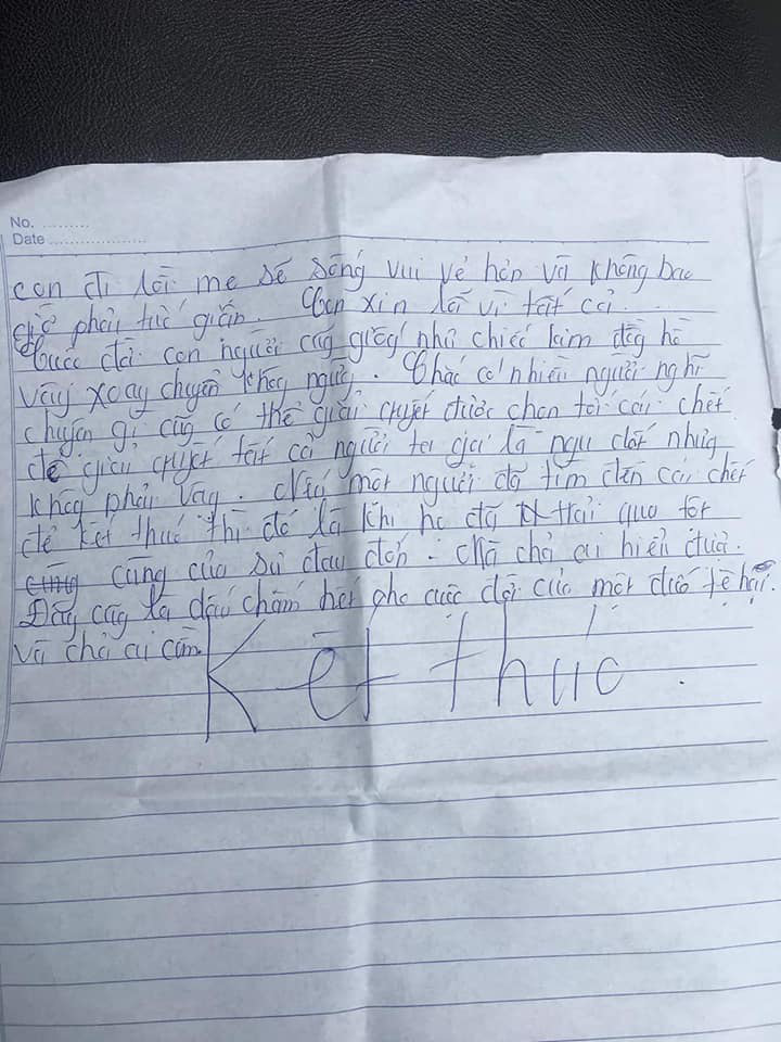 Tìm thấy thi thể nữ sinh để lại thư tuyệt mệnh nhảy cầu tự tử-3