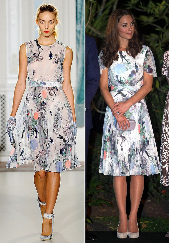 Để không hớ hênh khi mặc váy hở ngực, Công nương Kate khéo léo chỉnh sửa lại thiết kế trước khi diện-5