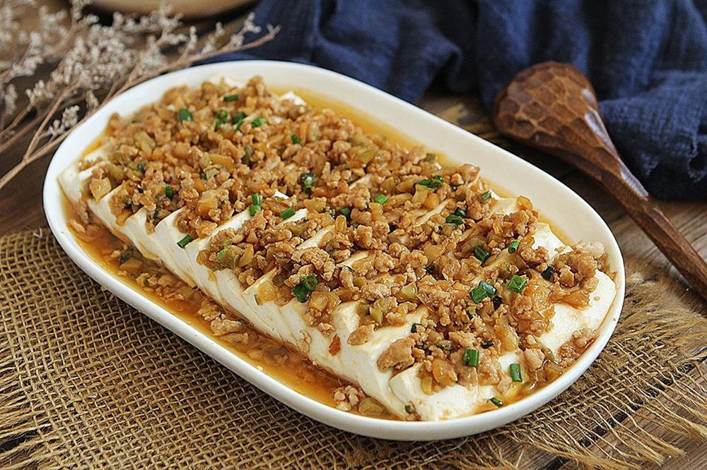 Chống ngán cho bữa tối với món đậu phụ hấp không dầu mỡ cực ngon cơm-5