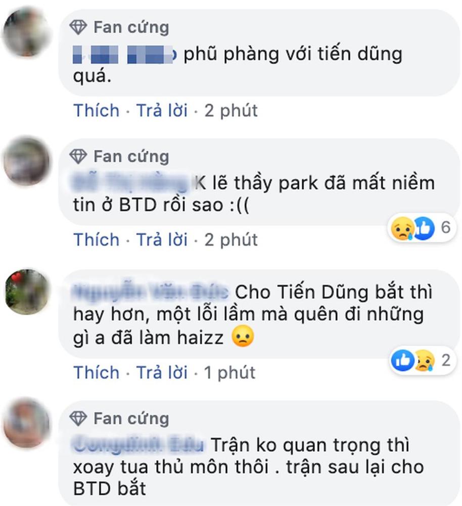 Bùi Tiến Dũng phải ngồi dự bị sau sai lầm, fan bất bình: Sao thầy Park phũ phàng như vậy?-2