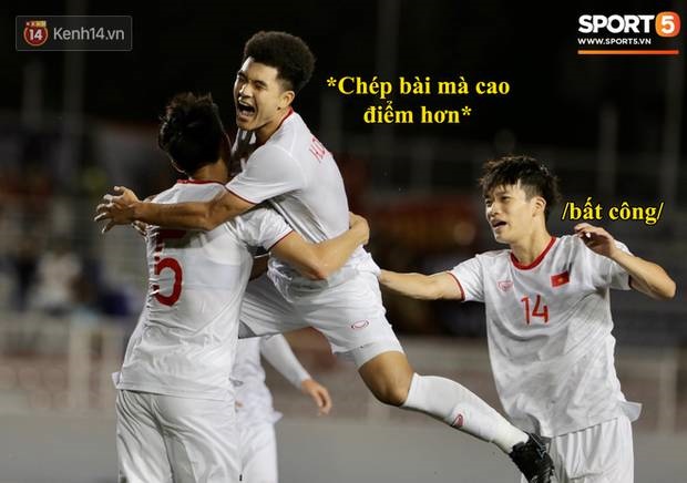 Loạt ảnh chế đội tuyển Việt Nam nở rộ sau trận gặp Singapore: Quang Hải, Chinh Đen cùng loạt biểu cảm không thể nào đắt giá hơn!-7