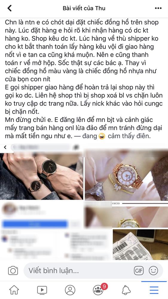 Đặt mua đồng hồ sang chảnh, nhận về đồng hồ nhựa, cô gái lên mạng than liền bị mắng vì một lý do-1