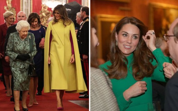 Diện váy 30 triệu đồng, Công nương Kate cân” cả Hoàng gia Anh, đọ sắc với Đệ nhất phu nhân Mỹ-8