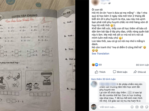 Học sinh lớp 1 trả lời 11 - 4 = 7 bị đánh giá là sai, phụ huynh phẫn nộ tìm giáo viên thì nhận được lời giải thích bất ngờ-3
