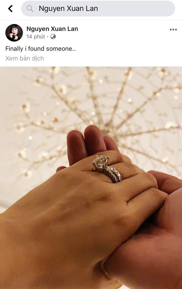 Bất ngờ đeo nhẫn kim cương khủng ở vị trí đặc biệt, nắm tay người giấu mặt, Xuân Lan sắp lên xe hoa lần 2?-1
