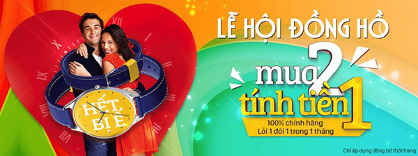 Thế Giới Di Động bán đồng hồ ưu đãi sốc: Mua 2 tính tiền 1-1