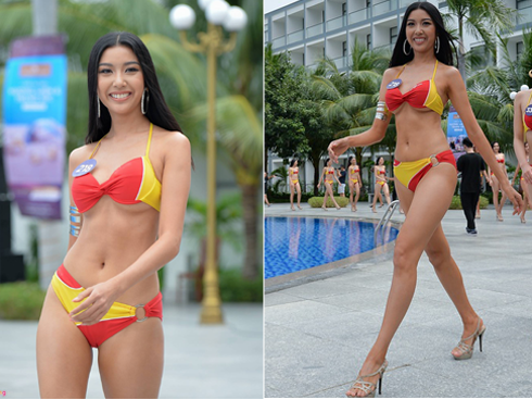 Top 45 thí sinh của Hoa hậu Hoàn vũ Việt Nam 2019 khoe body quyến rũ trong phần thi Người đẹp biển-12
