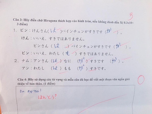 Bảo học trò dùng từ vựng đã học để miêu tả về bản thân, cô giáo giận tím người khi nhận câu trả lời rất tỉnh: Em đẹp trai-1