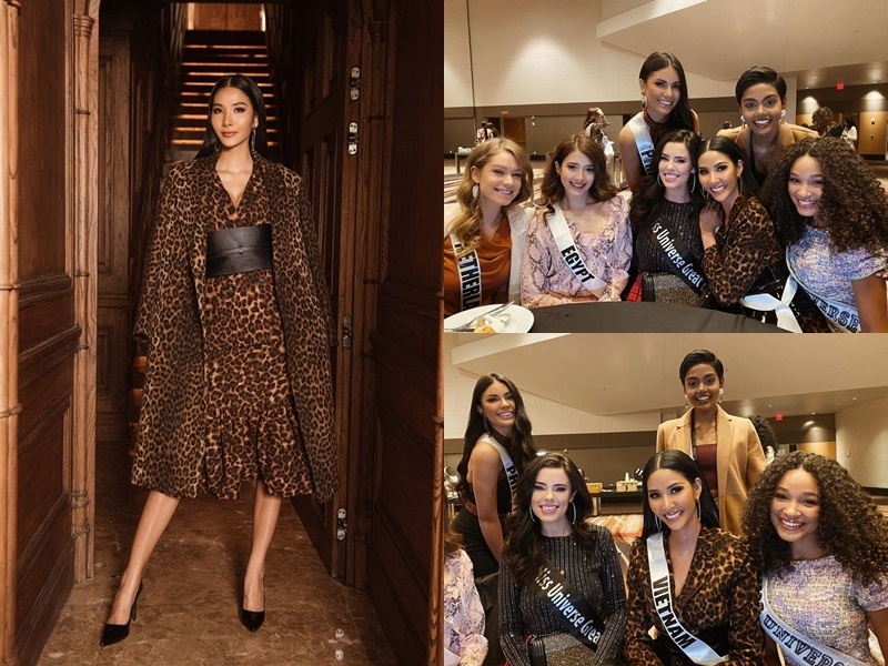 Hoàng Thùy nổi bật lấn án dàn thí sinh Hoa hậu Hoàn vũ 2019-5