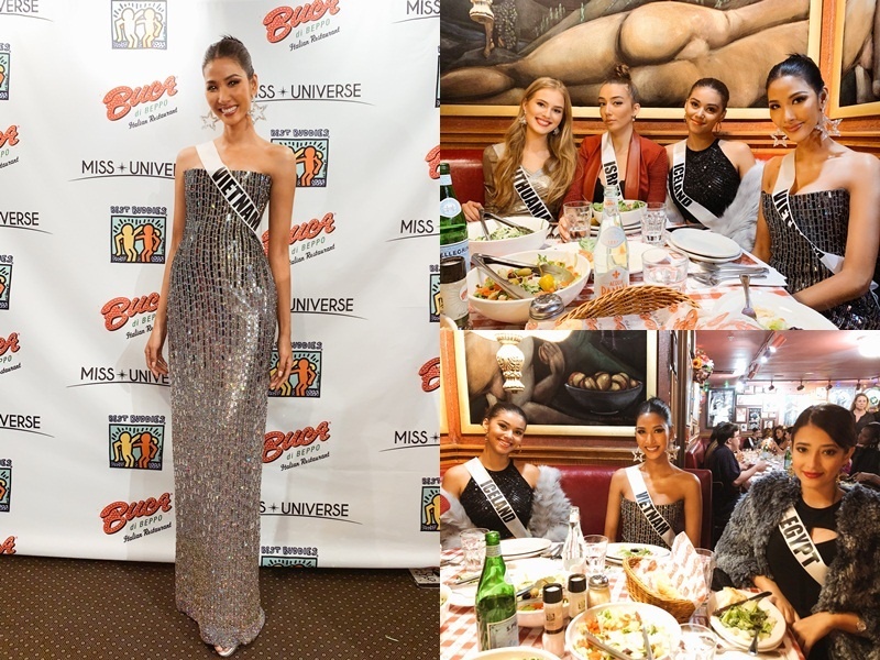 Hoàng Thùy nổi bật lấn án dàn thí sinh Hoa hậu Hoàn vũ 2019-12