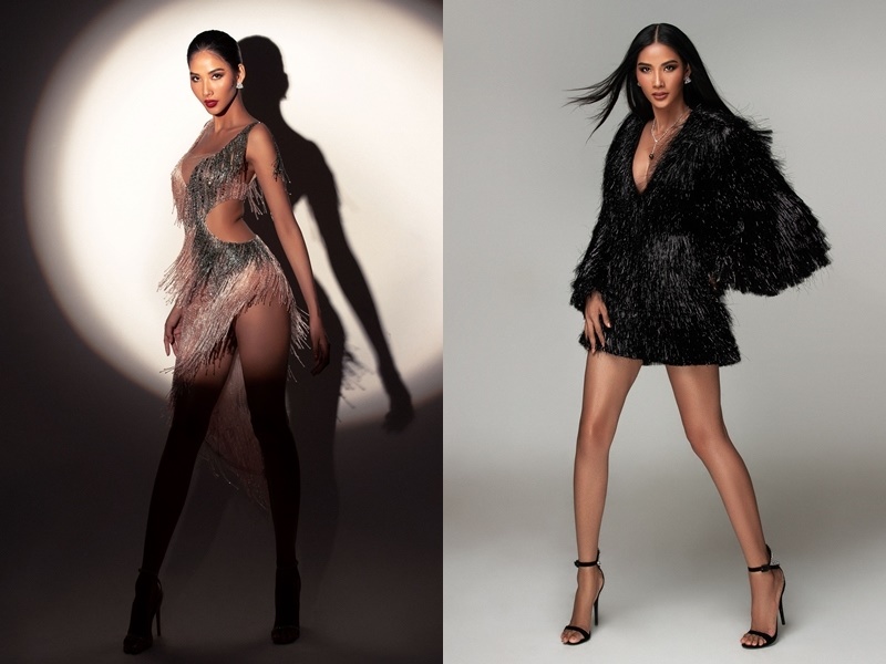 Hoàng Thùy nổi bật lấn án dàn thí sinh Hoa hậu Hoàn vũ 2019-18