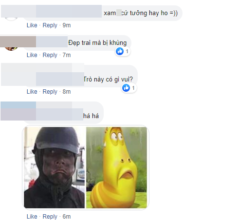 Hình ảnh những người bôi mặt đen đang gây hoang mang dư luận thì tình tin đồn” của Ninh Dương Lan Ngọc - Chi Dân lại xem như trò đùa vui-3