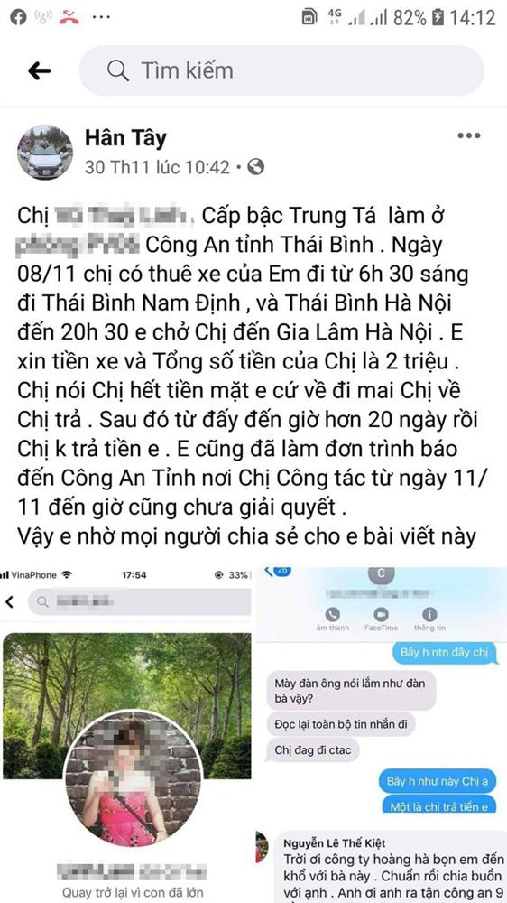 Nữ trung tá bị tố quỵt tiền taxi bỏ viện về khi chữa tâm thần chưa khỏi-2