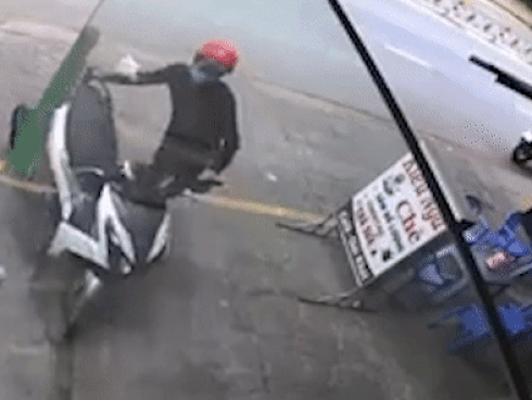 Xe tay ga bị bẻ khoá trong tích tắc