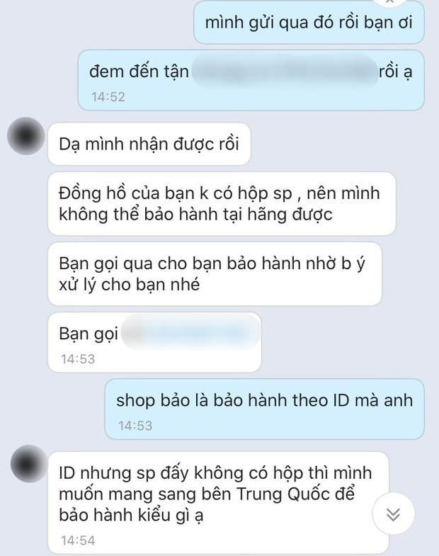 Hà Nội: Khách hàng bức xúc vì shop yêu cầu tìm lại vỏ hộp” khi đi bảo hành vòng đeo tay thông minh bị lỗi-4