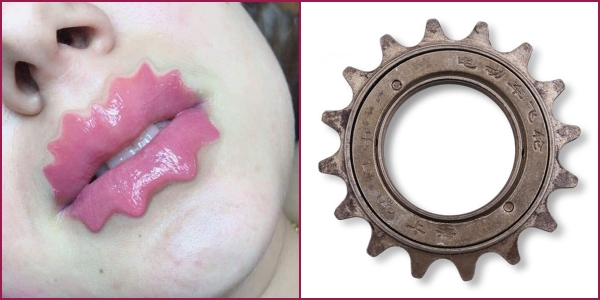 Ai bắt trend quái dị nhanh như Hari Won: hết tóc rong biển giờ đến môi mào gà, môi sò đón Tết-3