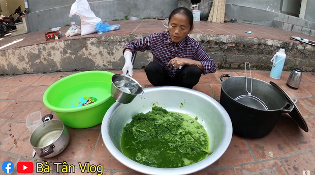 Giữa mùa đông, Sa Pa tuyết đã rơi còn Bà Tân Vlog lại làm thạch để ăn cho nó... mát, lại còn sử dụng loại lá dứa cực khác người-3