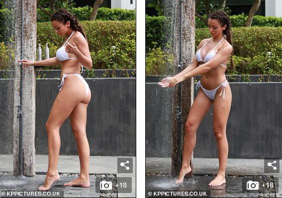 Sao truyền hình 9x mơn mởn trên biển với áo tắm-3