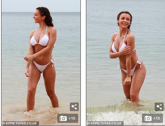 Sao truyền hình 9x mơn mởn trên biển với áo tắm-4