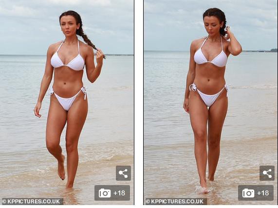 Sao truyền hình 9x mơn mởn trên biển với áo tắm-5