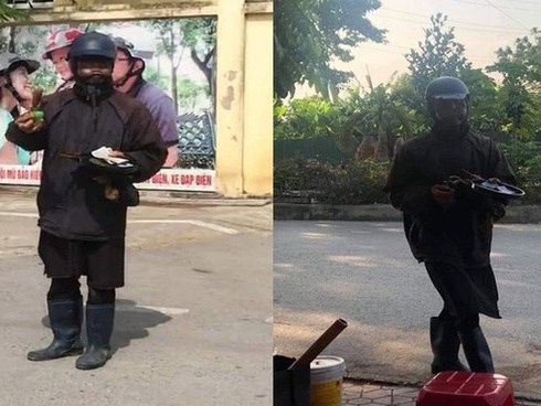 Sau Công an Hà Nội đến Công an Hải Phòng ra cảnh báo về người đàn ông mặt đen, tay cầm đầu gà bí hiểm đi xin tiền