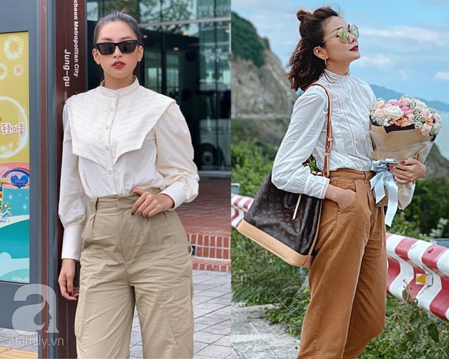 Chung ý tưởng mix đồ chuẩn công sở, Tiểu Vy kém Thanh Hằng những 17 cái xuân mà vẫn thua ở khoản hack tuổi-7