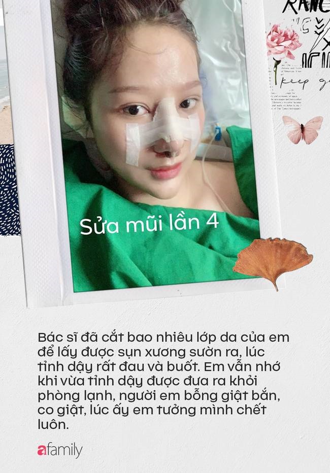 Câu chuyện kinh hãi” của cô gái nâng mũi 4 lần đến mức hết sạch sụn tai, từng trầm cảm, muốn chết vì phẫu thuật hỏng-5
