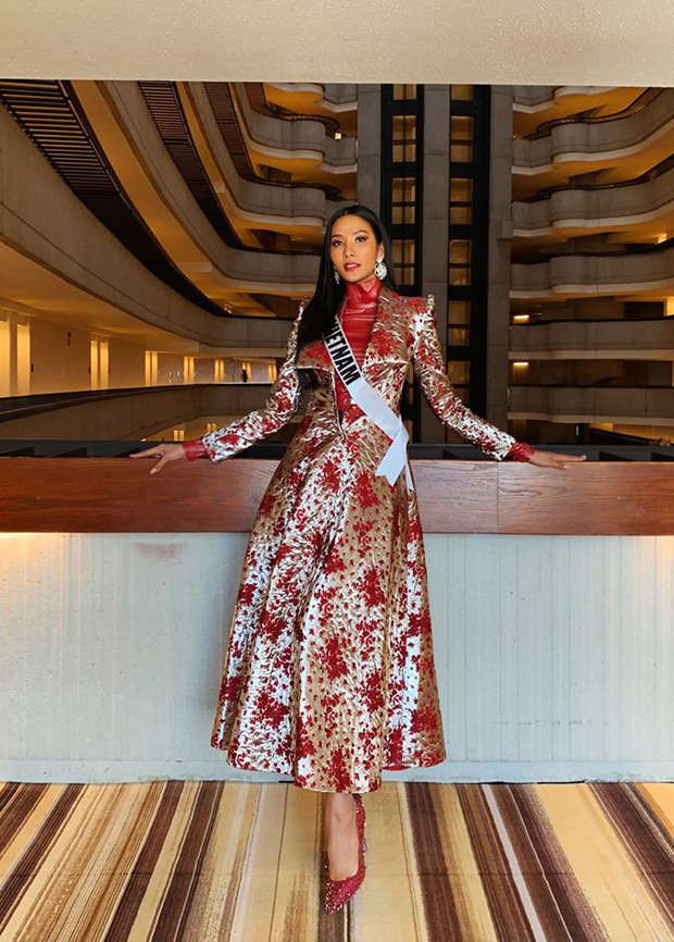 Hoàng Thùy tại Miss Universe 2019: Trang phục đầu tư đã đành, giày cao gót cũng chưa đôi nào đi lại lần 2 kể từ khi sang Mỹ-10