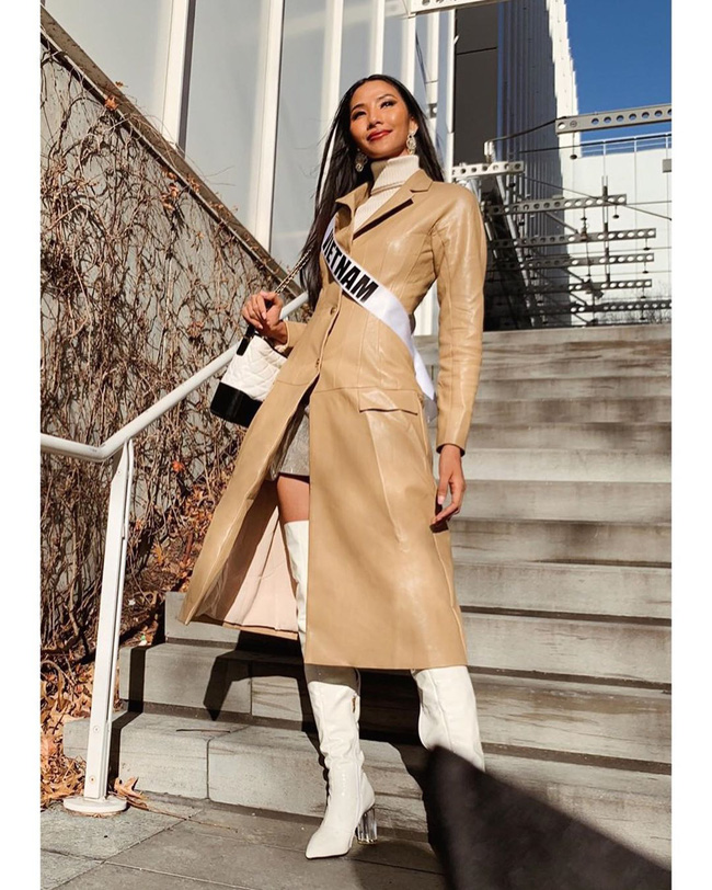 Hoàng Thùy tại Miss Universe 2019: Trang phục đầu tư đã đành, giày cao gót cũng chưa đôi nào đi lại lần 2 kể từ khi sang Mỹ-11