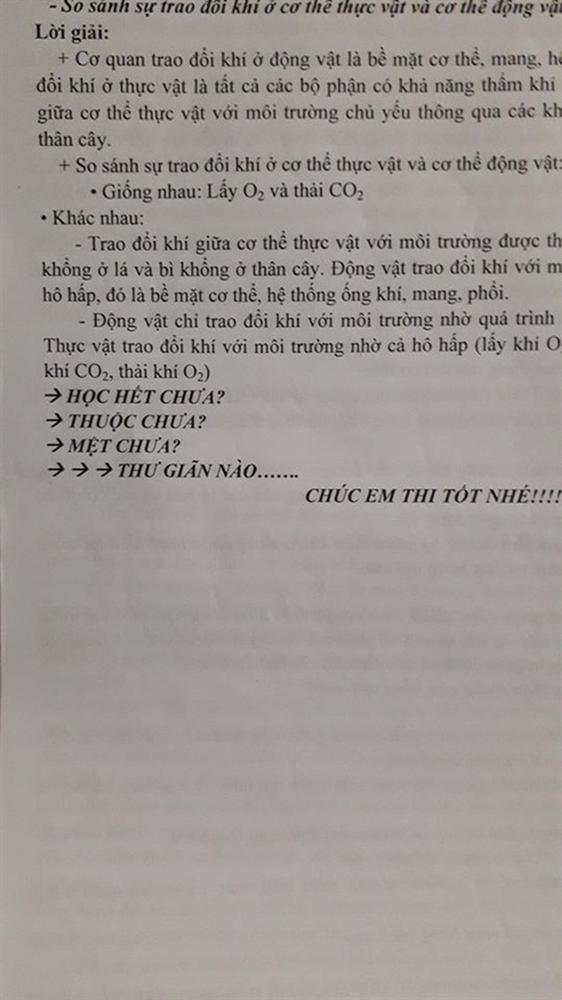 Đang làm bài kiểm tra đọc được lời nhắn nhủ của thầy giáo, học sinh chưa kịp vui thì chưng hửng vì pha troll cực mạnh-2