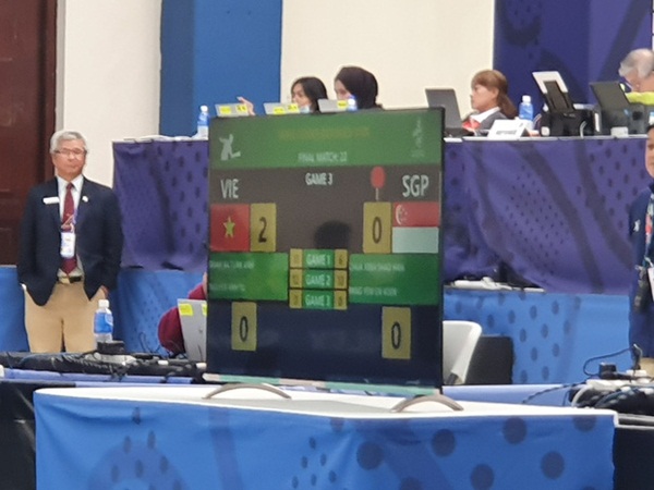 Bóng bàn Việt Nam lật đổ Singapore, giành HCV SEA Games sau 10 năm chờ đợi-4