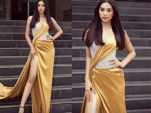 Những lần khoe eo thon, lưng cong ngực đầy của Hoa hậu Tiểu Vy-10