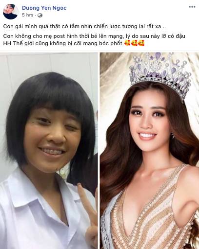 Dương Yến Ngọc lại gây bức xúc vì có hành vi kém sang với Tân Hoa hậu Hoàn vũ Khánh Vân-1