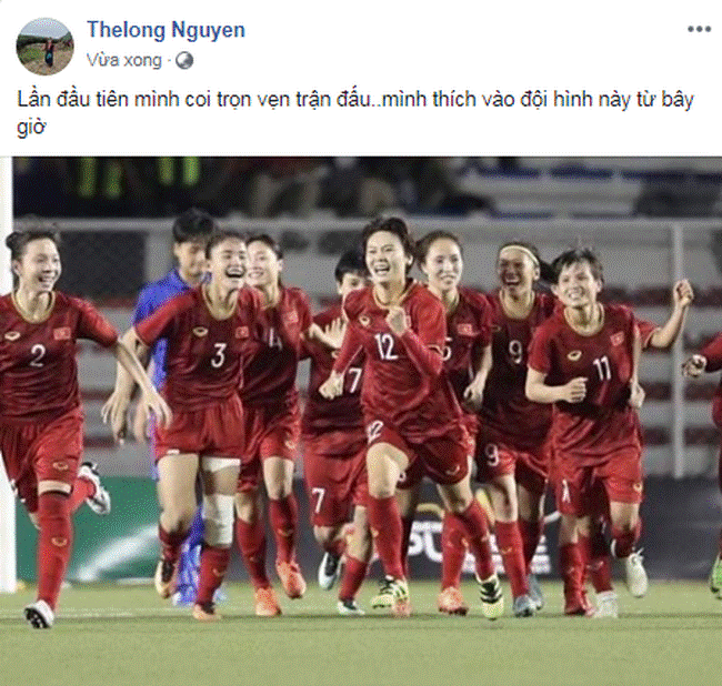 Cộng đồng mạng vỡ òa trước chiến thắng quá tuyệt vời của đội tuyển quốc gia nữ Việt Nam, ai cũng khóc vì hạnh phúc tự hào-4