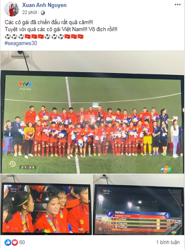 Cộng đồng mạng vỡ òa trước chiến thắng quá tuyệt vời của đội tuyển quốc gia nữ Việt Nam, ai cũng khóc vì hạnh phúc tự hào-6