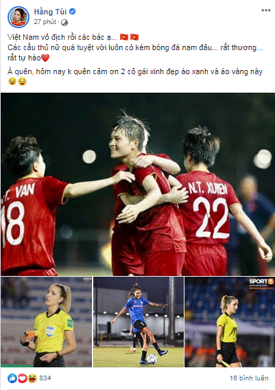 Cộng đồng mạng vỡ òa trước chiến thắng quá tuyệt vời của đội tuyển quốc gia nữ Việt Nam, ai cũng khóc vì hạnh phúc tự hào-10