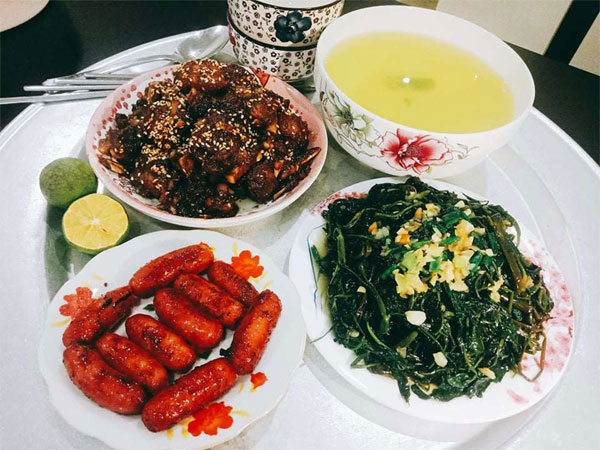 Chỉ 100k, 9X Nam Định gợi ý mâm cơm&nbsp;đuề huề, chồng phải bảo vợ nấu ít thôi-7