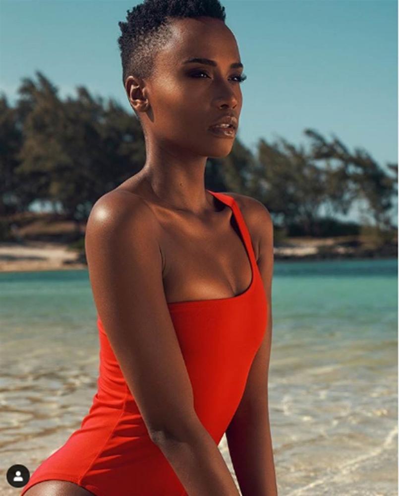 Bỏng mắt ngắm người đẹp Nam Phi mặc bikini cuốn hút đăng quang Miss Universe 2019-3