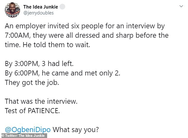 Nhà tuyển dụng hẹn phỏng vấn lúc 7 giờ sáng nhưng 6 giờ tối mới xuất hiện cùng cái kết gây phẫn nộ cộng đồng mạng-1