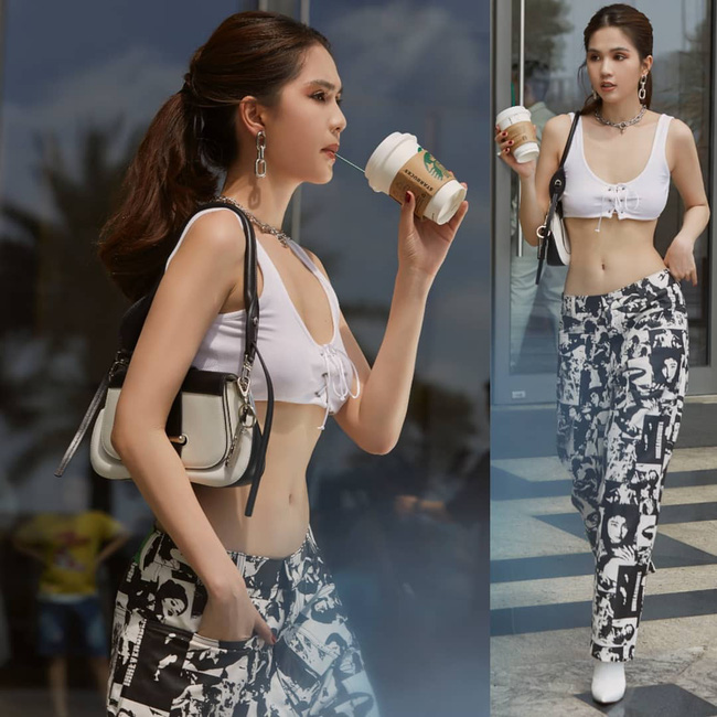 Mỹ nhân Việt diện crop top từ ngắn ngủn đến tí hon: Ai cũng hot xịt máu mũi, trông nàng số 5 và 6 mà thót tim dùm-3