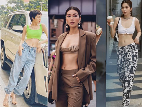 Mỹ nhân Việt diện crop top từ ngắn ngủn đến tí hon: Ai cũng hot