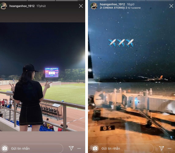 Người yêu Văn Hậu - Hoàng Đức được bắt gặp sang Philippines xem bóng, còn check - in đi ăn chung này: Có bạn trai đá SEA Games thích thật!-4