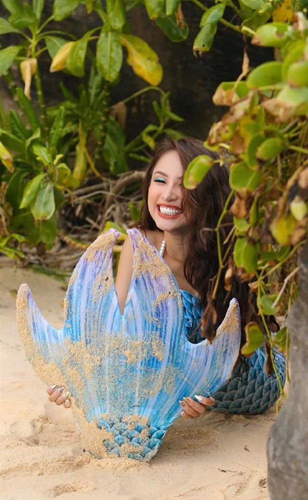 Mỹ nhân Nhật ký Vàng Anh mặc áo ngực vỏ sò, hóa nàng tiên cá nóng bỏng-7