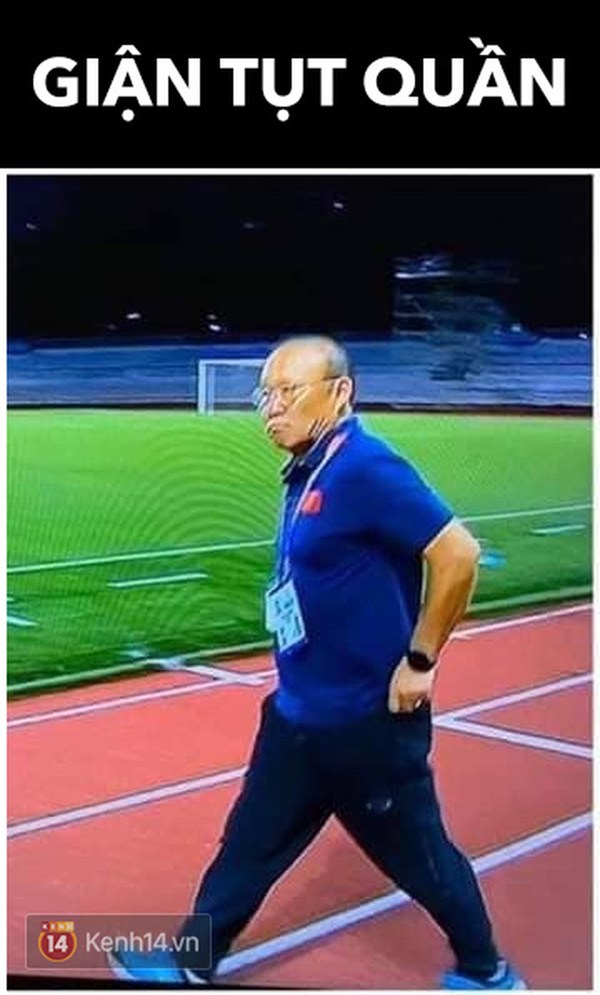 Hình ảnh thầy Park cà khịa trọng tài là nguồn cảm hứng chế ảnh lớn nhất đêm nay-5