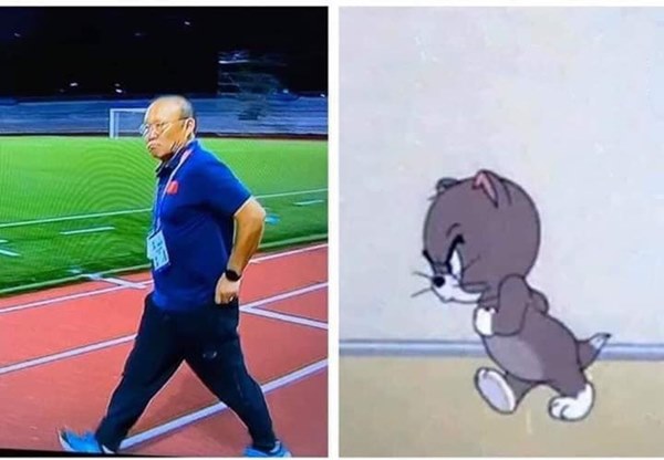 Hình ảnh thầy Park cà khịa trọng tài là nguồn cảm hứng chế ảnh lớn nhất đêm nay-6